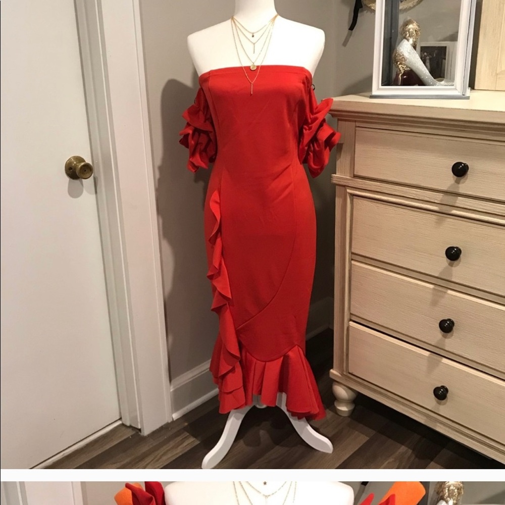Ruffle Dress - Picture 2 of 2